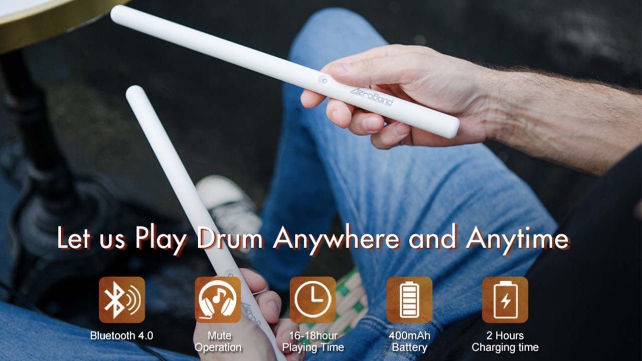 AeroBandによるエアドラム