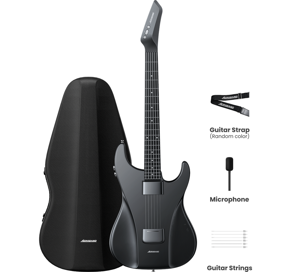 Digital Travel Guitar | MIDI, Built-in Speaker & Capo – AeroBand Digital Travel Guitar | MIDI, Built-in Speaker & Capo – AeroBand