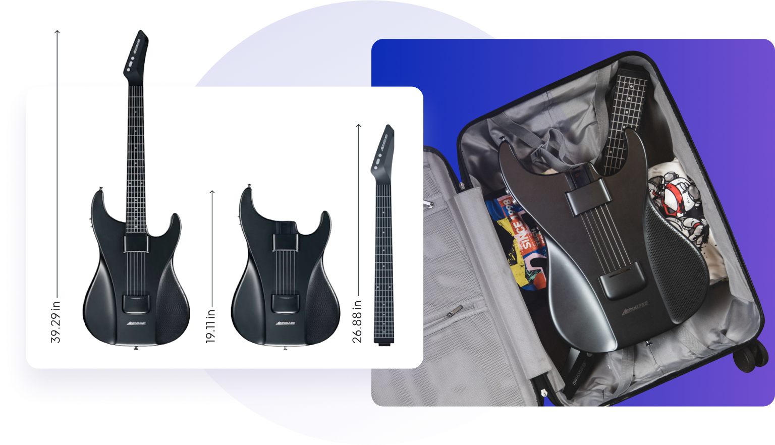 AeroBand PocketGuitar Air Guitar Pick Somatosensory Intelligent Music  Instrument Imitate 